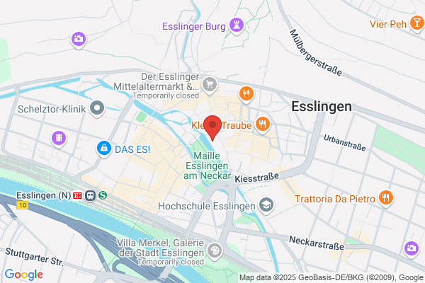 Notariat Esslingen a.N. Grundbuchamt, Betreuungs-u.Nachlassgericht Zentrale