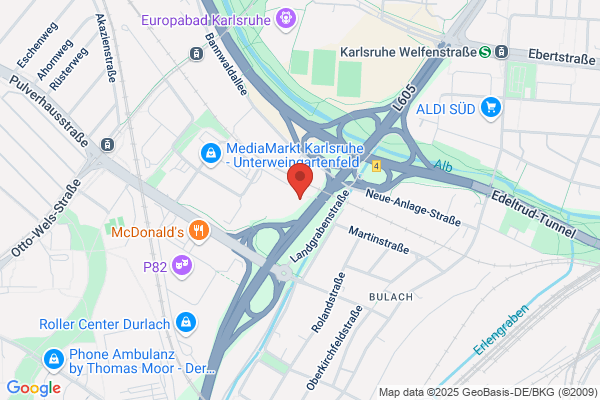 Tankstelle am Supermarkt