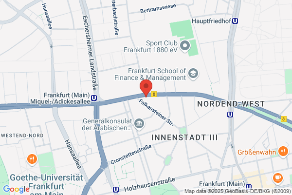 ADICKESALLEE PRIVATKLINIK FRANKFURT GMBH