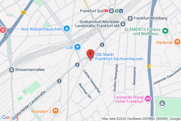 OBI Farbmisch-Service im Markt Frankfurt-Sachsenhausen