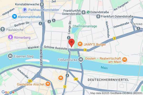 Restaurant Goldmund im Literaturhaus Frankfurt