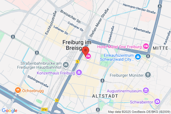 Volksbank Freiburg eG, Geldautomat Bismarckallee