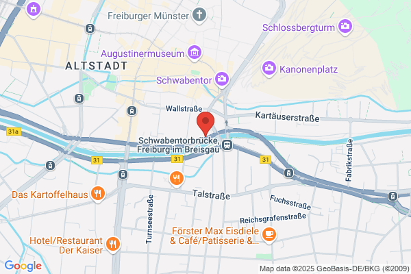 Zahnarztpraxis an der Schwabentorbrücke