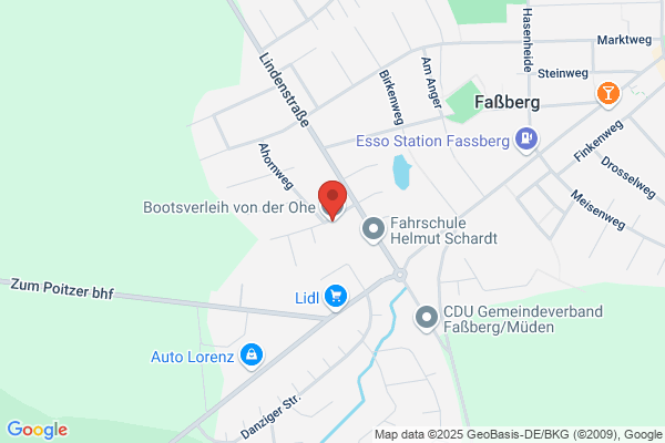 Bootsverleih von der Ohe