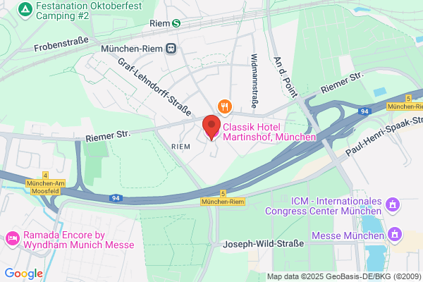 Landhotel Martinshof Neue Messe