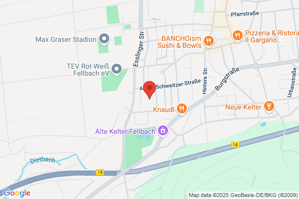 Fellbach Melanchthonkirche Pfarramt Bossert