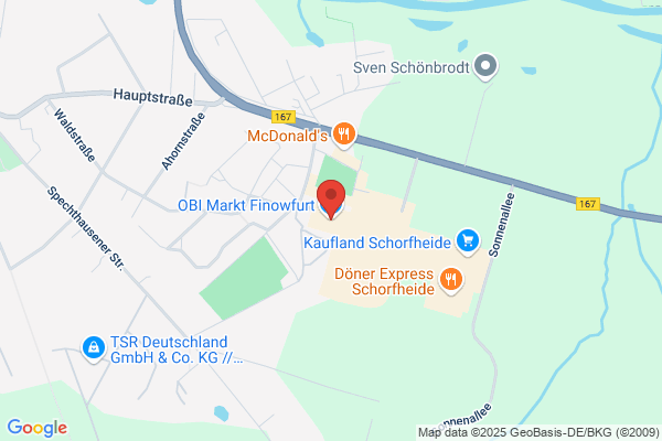 OBI Gartencenter Schorfheide OT Finowfurt