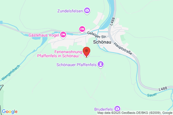 Ferienwohnung Pfaffenfels in Schönau/Pfalz