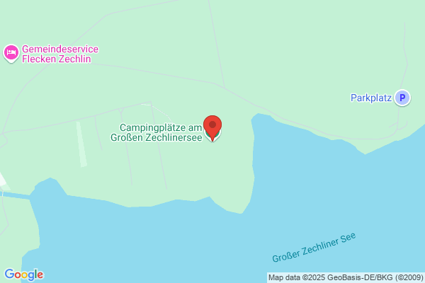 Campingplätze am Großen Zechlinersee