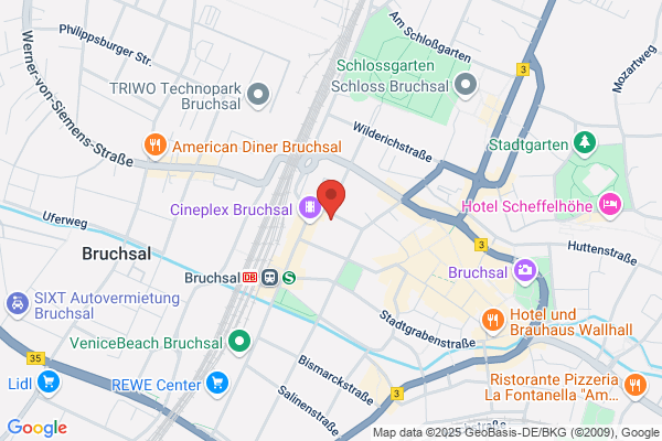 Volksbank Kraichgau eG - SB-Filiale Bruchsal, Bahnhofstraße