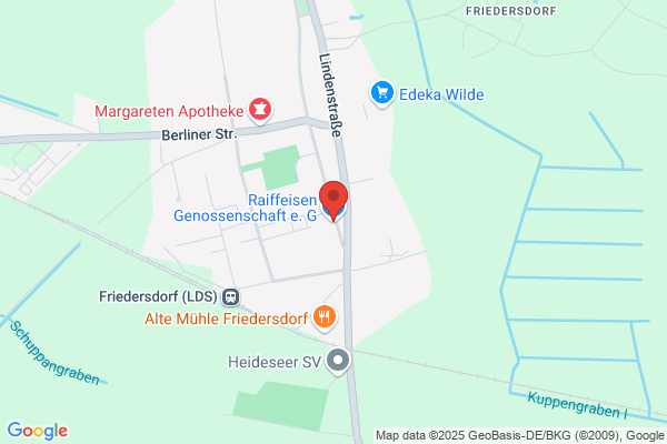 Raiffeisengenossenschaft Friedersdorf eG