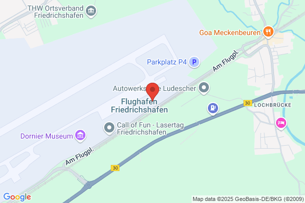 Enterprise Autovermietung - Flughafen Friedrichshafen