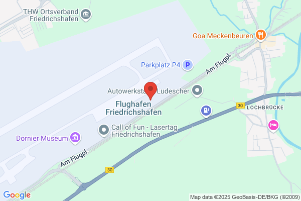 Budget Autovermietung - Flughafen Friedrichshafen