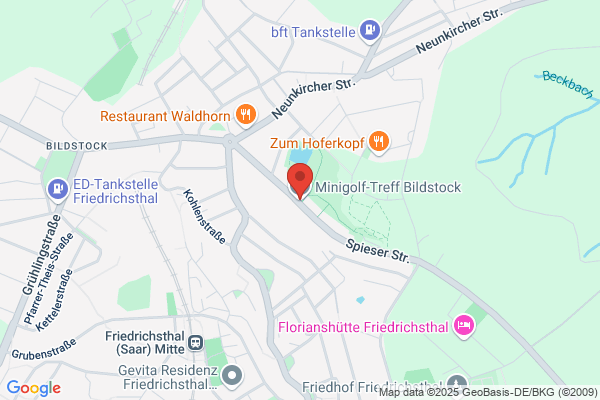 Minigolf-Treff Bildstock