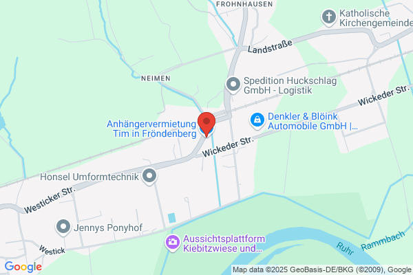 Anhängervermietung Tim in Fröndenberg