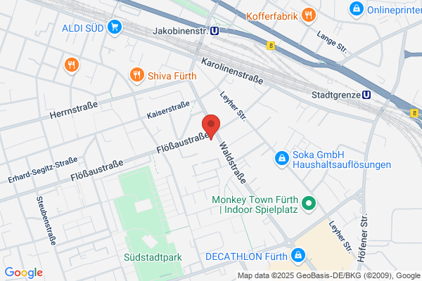 VR meine Bank Geldautomat Waldstraße Fürth
