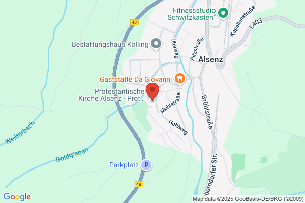 Protestantische Kirche Alsenz - Prot. Kirchengemeinde Alsenz