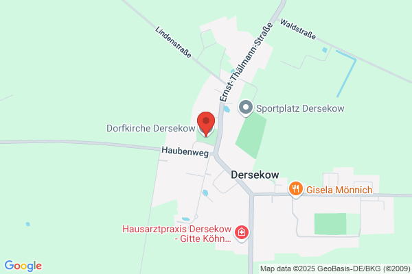 Ev. Pfarramt Dersekow -Levenhagen-Görmin Pfr. Dr. Irmfried Garbe