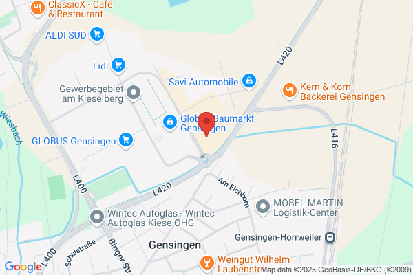 GLOBUS Tankstelle Gensingen