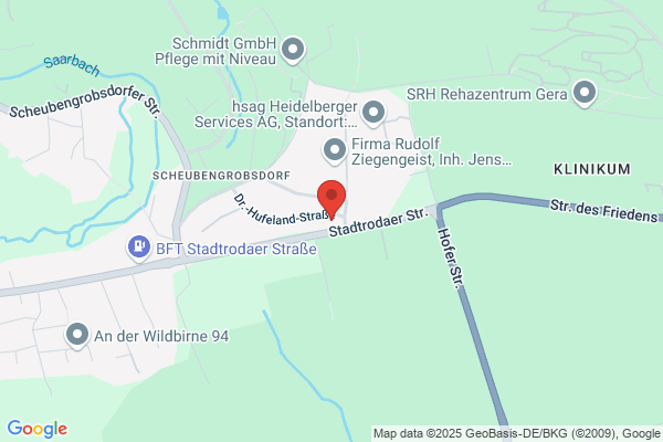 Friseursalon an der Scheibe
