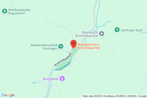 Krummbachtal Waldgasthaus und Biergarten