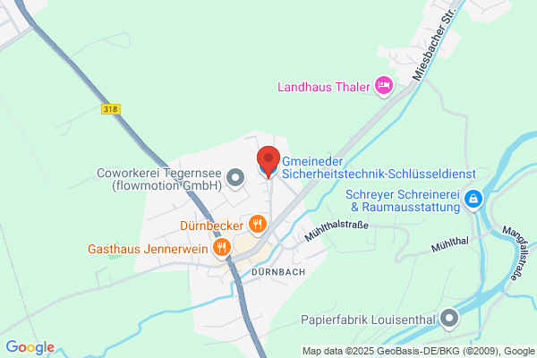 Schlüsseldienst Teegernseer Tal Gmeineder Sicherheitstechnik Thomas Gmeineder