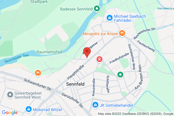 Haus am Sennfelder See