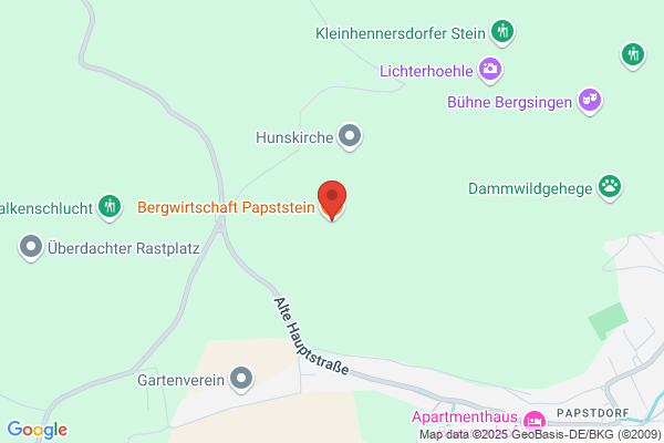 Berggaststätte "Papststein"