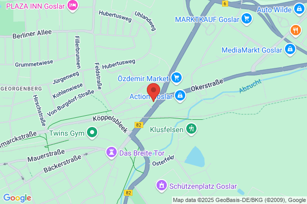 Tankstelle am Supermarkt