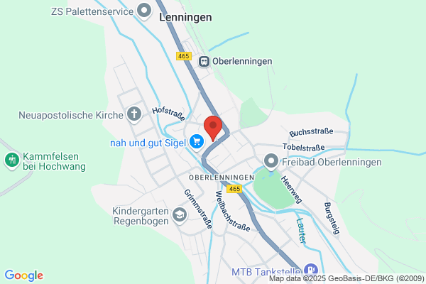 Volksbank Mittlerer Neckar eG, Filiale Oberlenningen