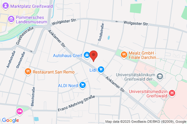 Gemeinschaftspraxis Greifswald Demmin Anklam