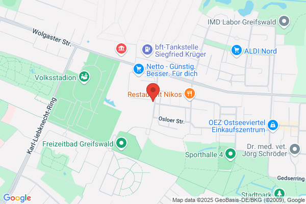 Sportstätten der Hansestadt Greifswald Arndt-Sporthalle Nexö-Sporthalle