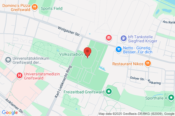 Volksstadion Hauptgebäude Platzwart