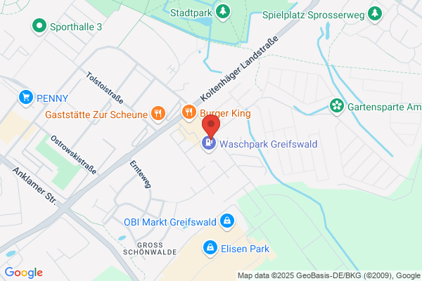 Tankstelle am Supermarkt
