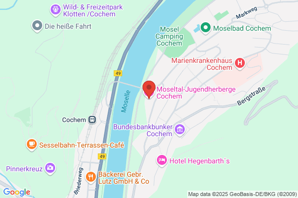 Jugendherberge Cochem Familien- und Jugendgästehaus