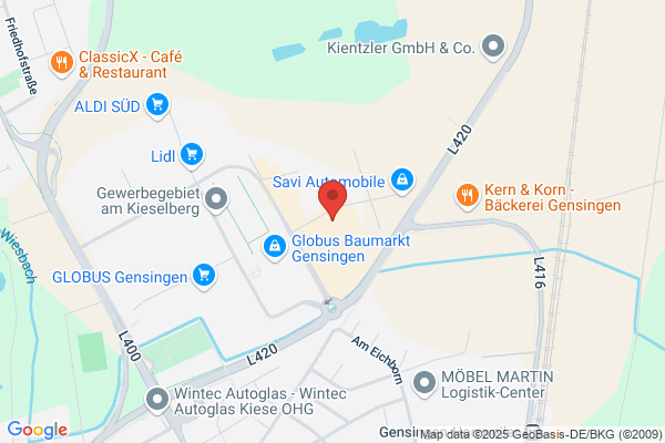 GLOBUS Waschstraße Gensingen
