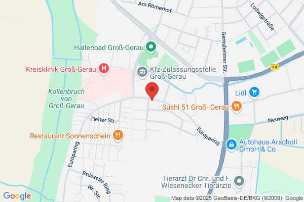 Volksbank Darmstadt Mainz, SB-Filiale Brunecker Straße, Groß-Gerau
