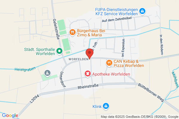 Volksbank Darmstadt Mainz, SB-Filiale Unterdorf, Worfelden
