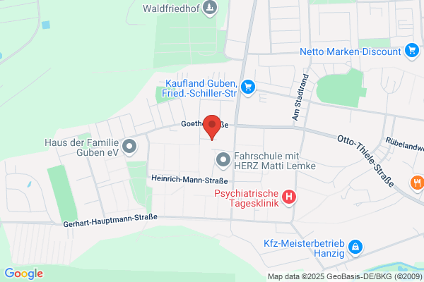 Revier Kleinsee der Oberförsterei Tauer