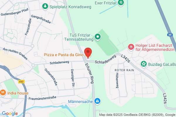 Pizzeria Pizza u. Pasta bei Toni