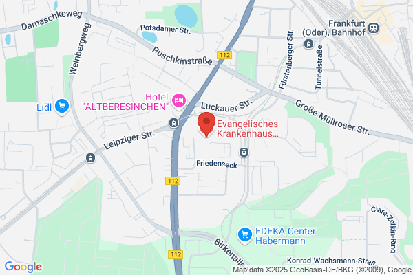 Ev. Krankenhaus Lutherstift, Zentrale