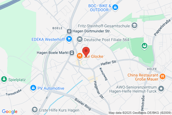 Geschlossene Geschäftsstelle