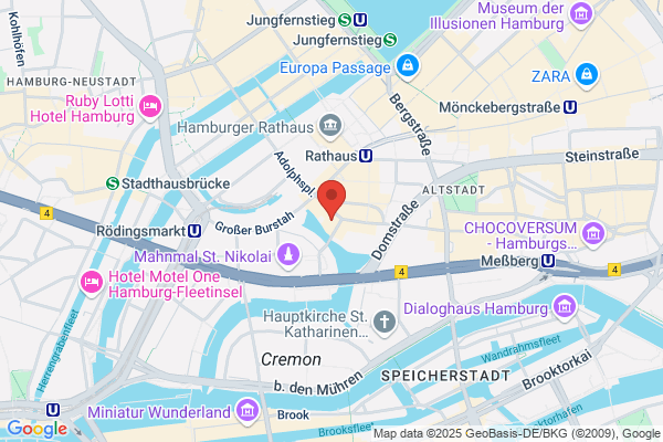 HANS IM GLÜCK - HAMBURG Altes Rathaus