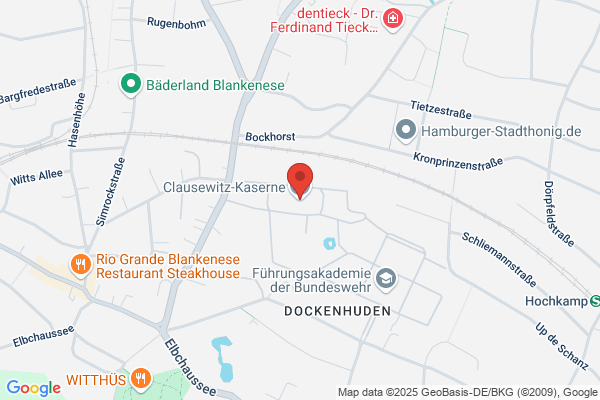 Clausewitz-Kaserne Führungsakademie der Bundeswehr, Ev./Kath. Standortpfarrer II