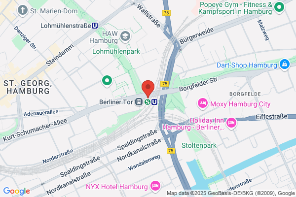 Geldautomat Hamburger Volksbank eG (im U-Bahnhof Berliner Tor)