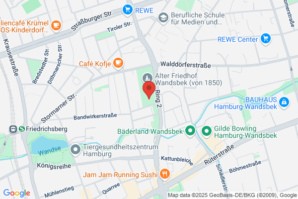 Friedhofskapelle Alter Friedhof Wandsbek - Ev.-Luth. Kirchengemeinde Tonndorf