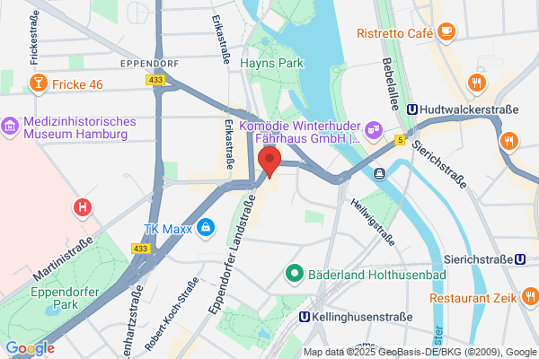 Die TUI in Hamburg Eppendorf