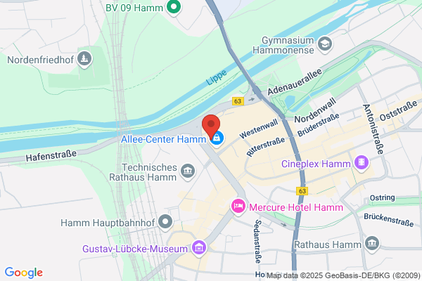 Geldautomat Volksbank Hamm Allee Center
