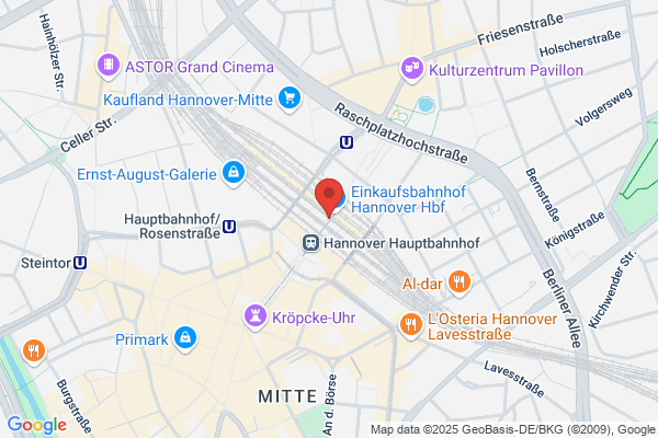 Leine-Apotheke im Hauptbahnhof Hannover