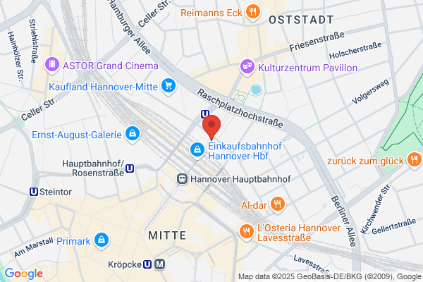 Hertz Autovermietung GmbH Mietwagenzentrum im Hauptbahnhof